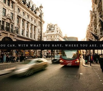 Enjoying Where You Are (in life), While On the way to Where you’re Going